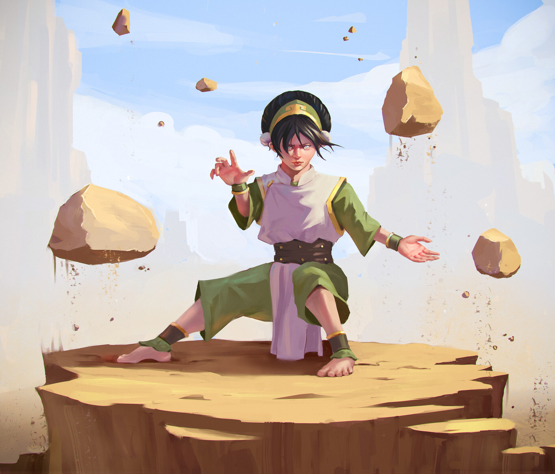 Toph Beifong the Earthbender.