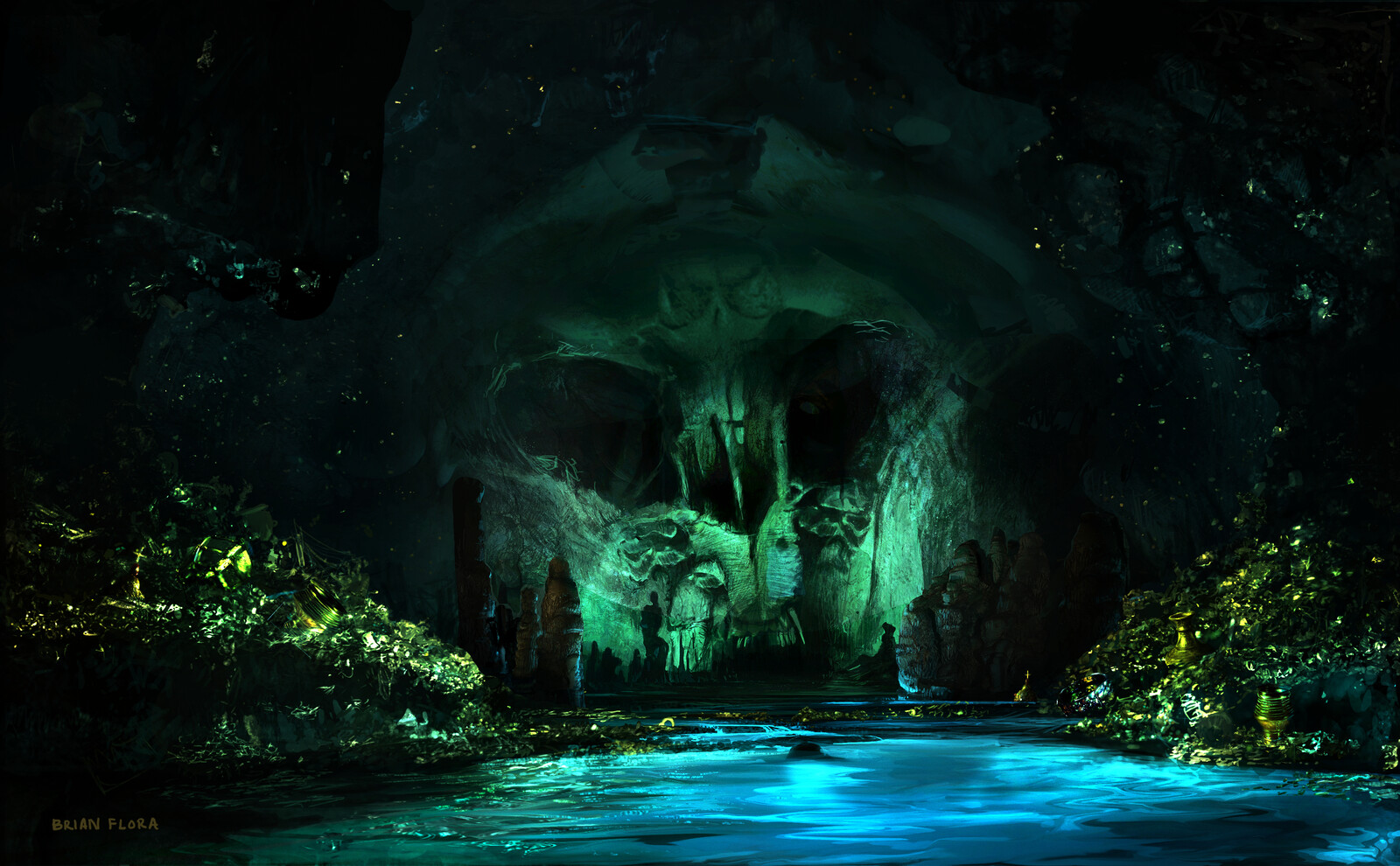 Beowulf, Grendel's Cave -   Ice Blink Studio