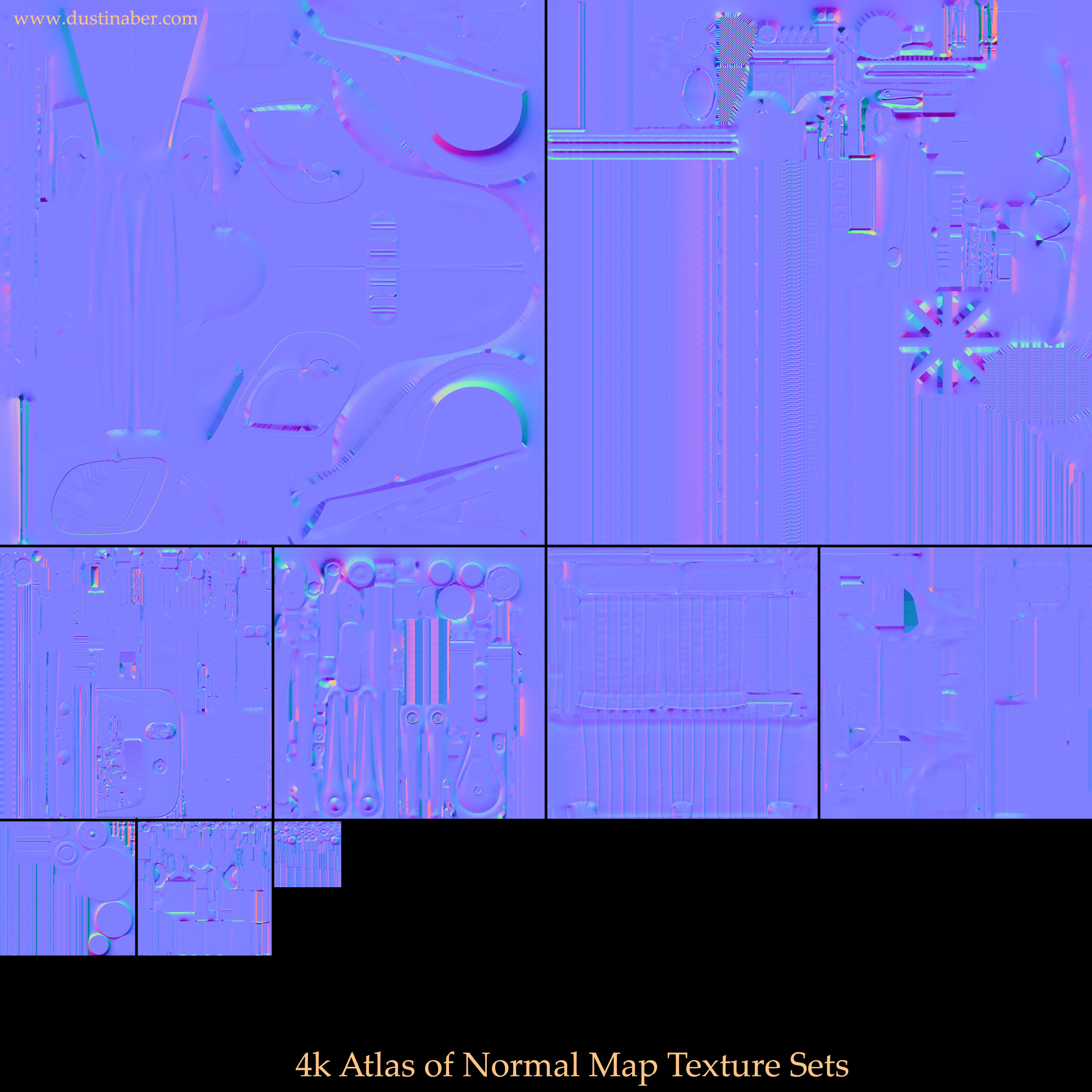 Atlas of Texture Sets (Normal) Interior and Exterior