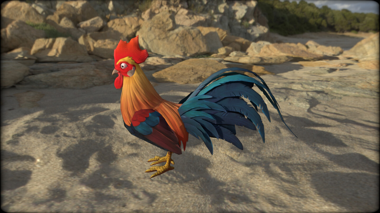 Stylized Rooster