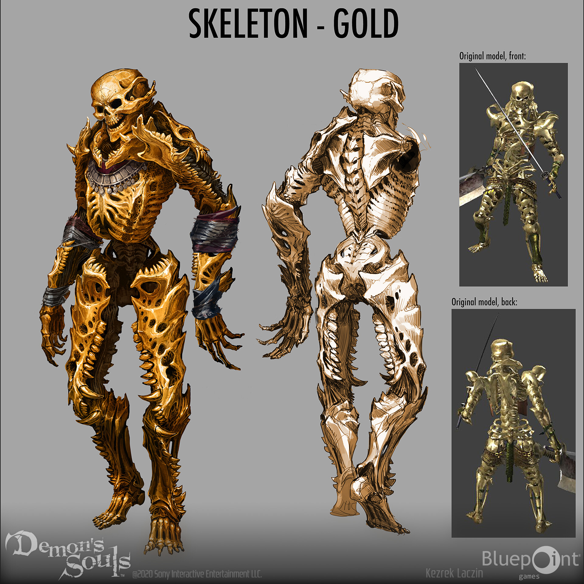 Silver Skeleton - Demon's Souls.com