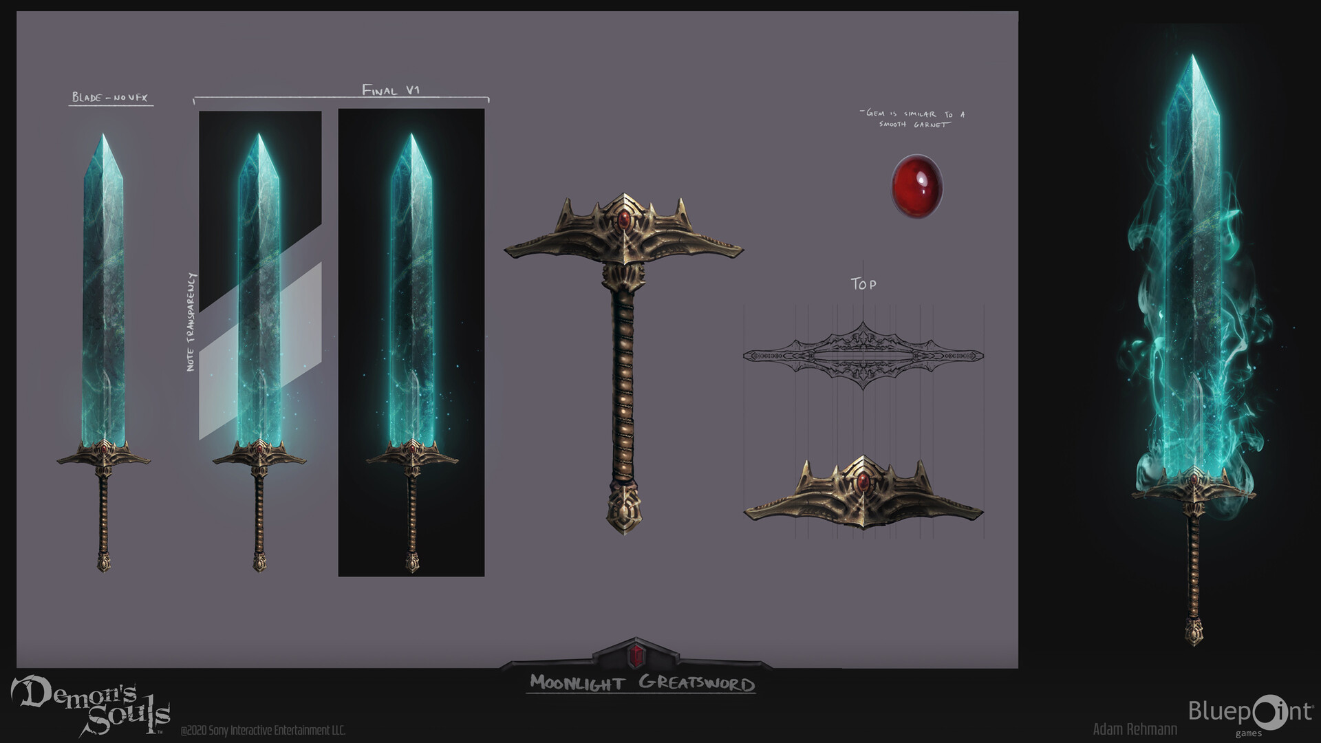 Justin dewey large sword of moonlight
