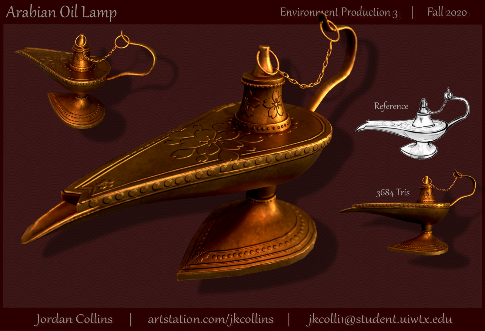 Jordan Collins Arabian Oil Lamp