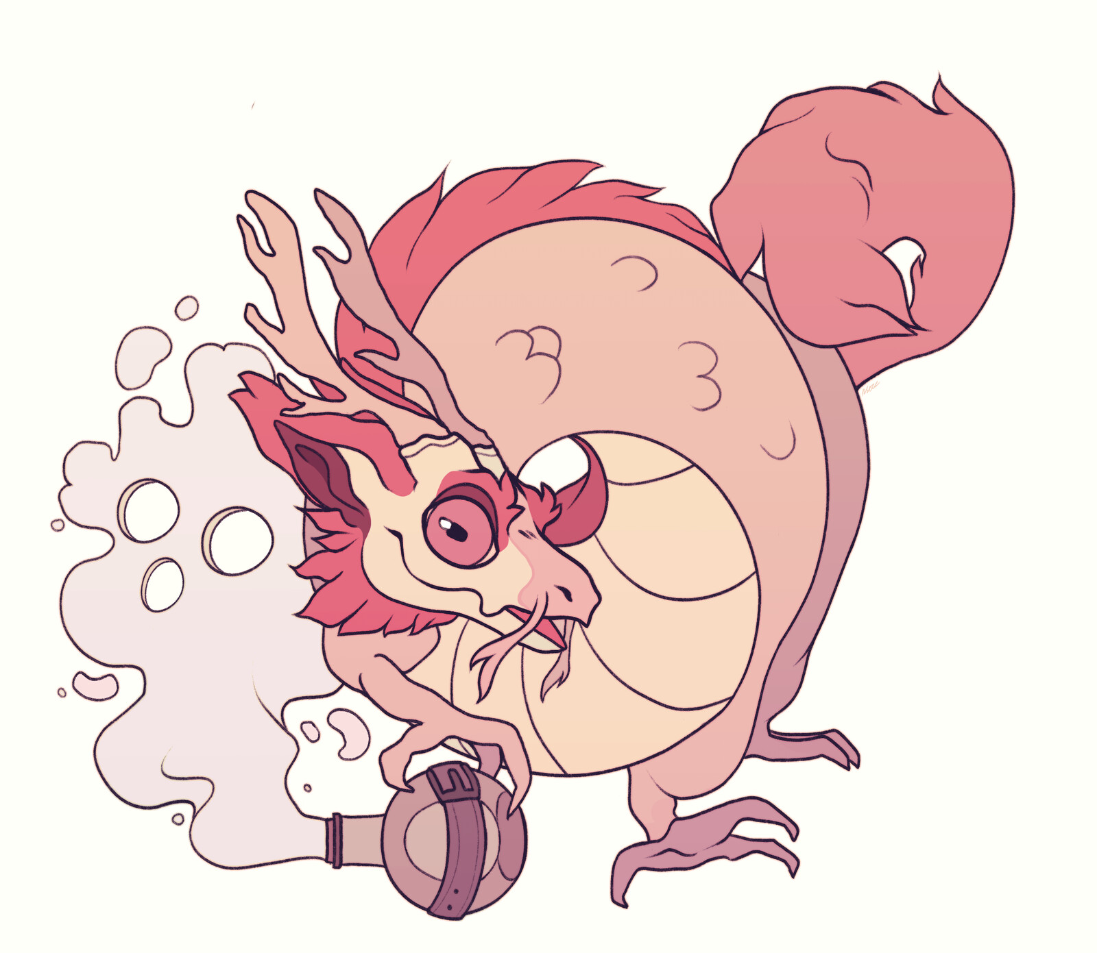 2d dragon illustration 