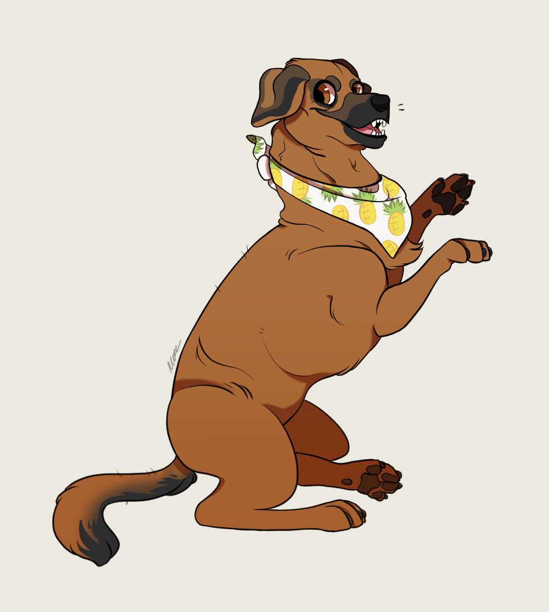 Sitting Dog