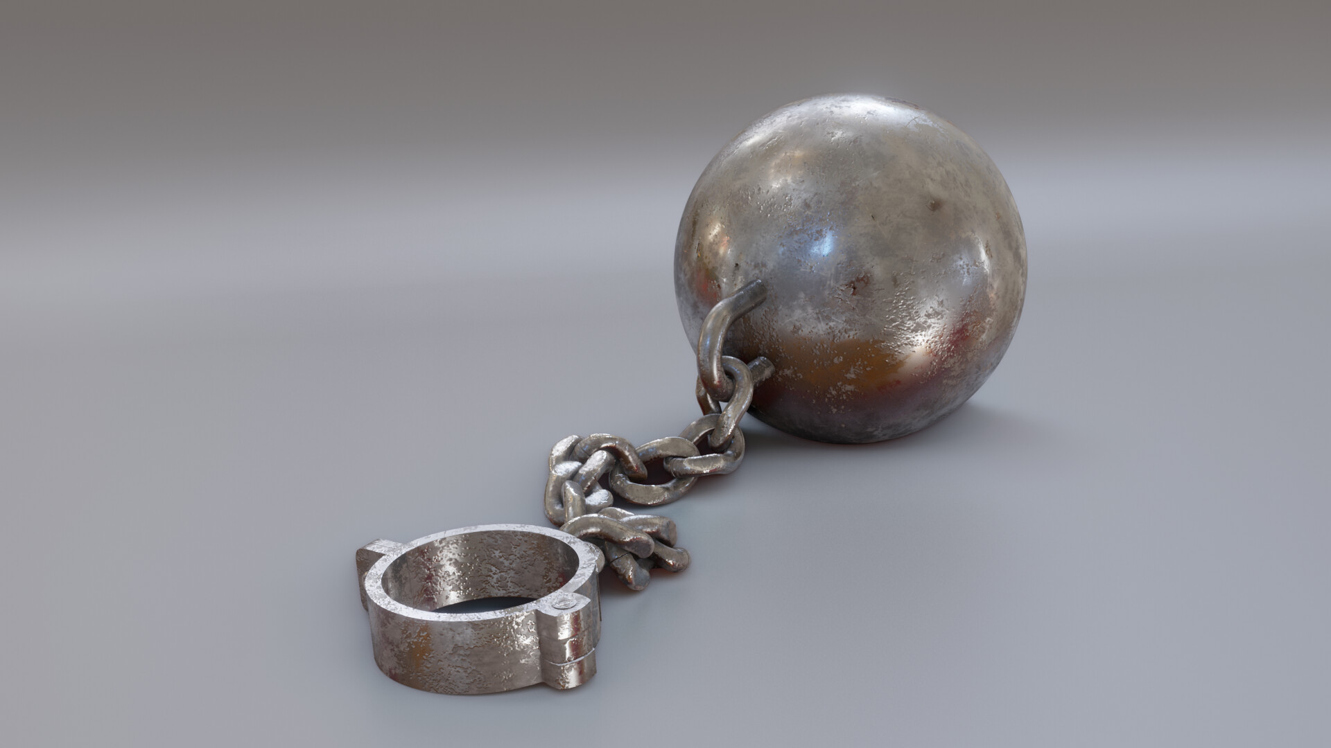 ArtStation Model Assets Ball&Chains