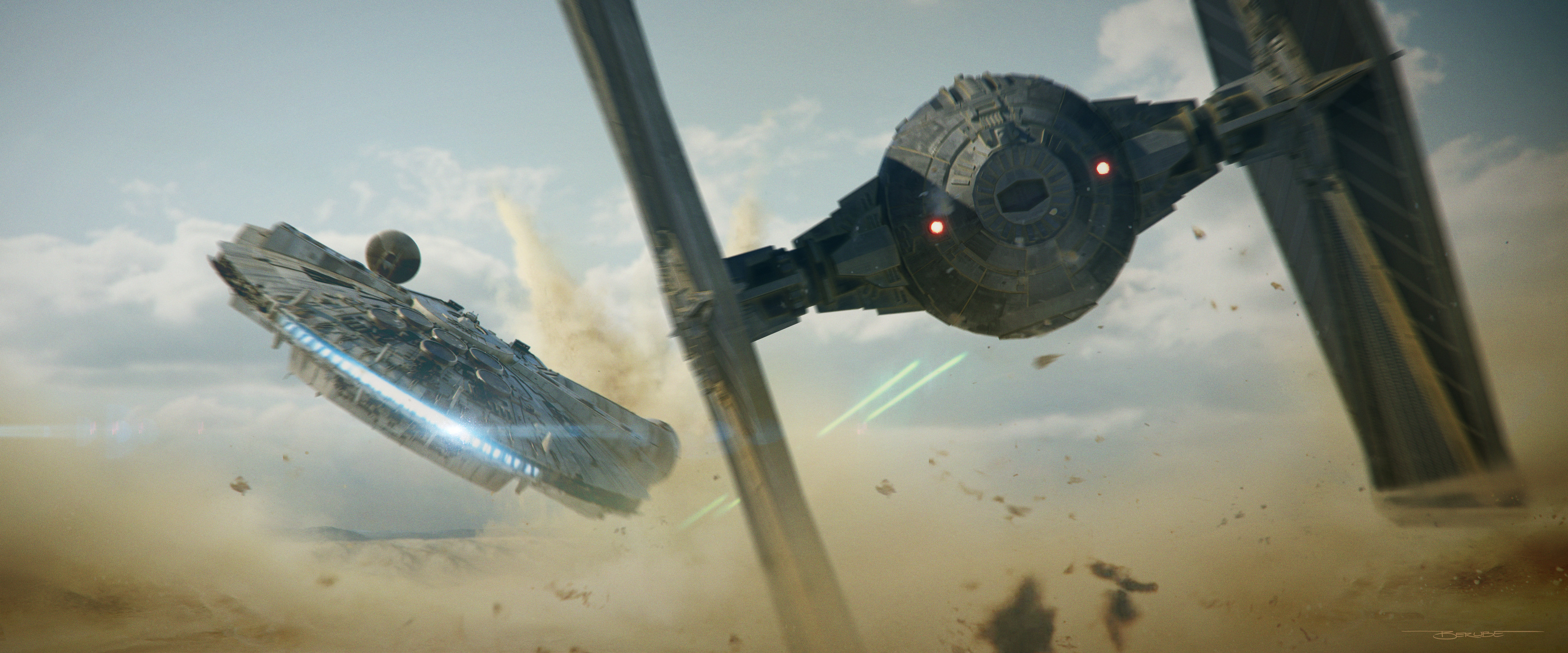 Jonathan Berube Star Wars Tatooine Kessel Run IX