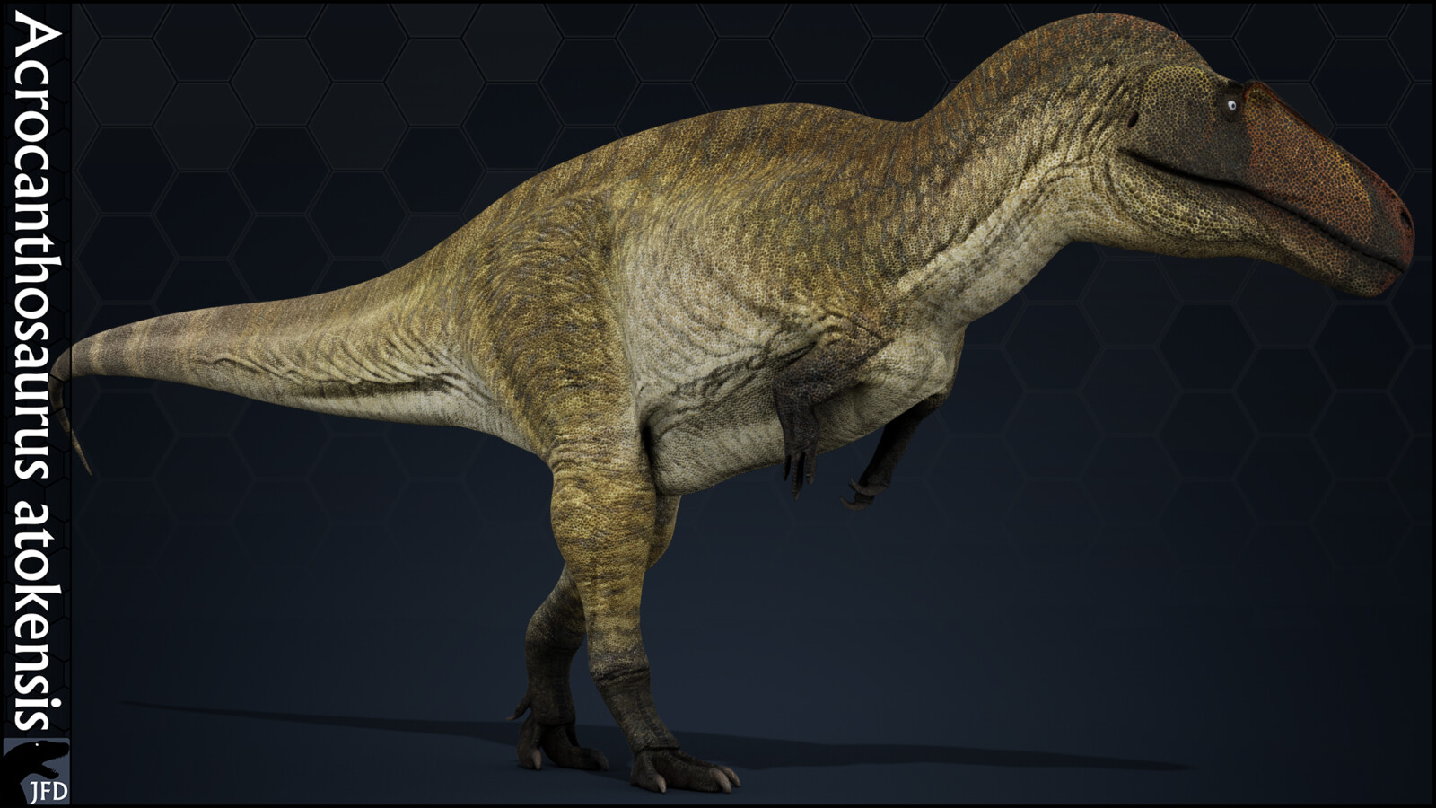 Acrocanthosaurus atokensis alt male render.
