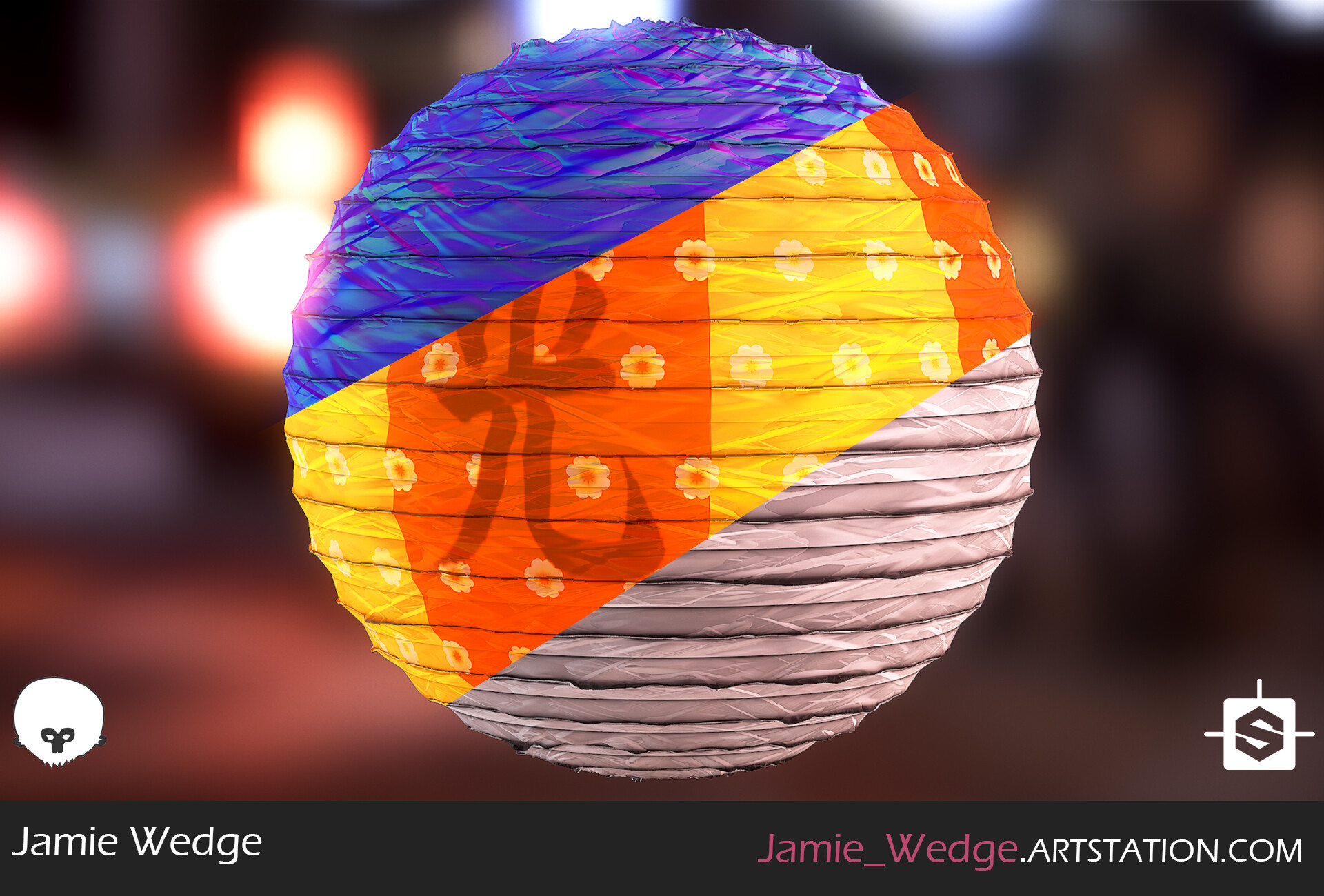 Jamie Wedge - Japanese Paper Lantern - Substance Designer