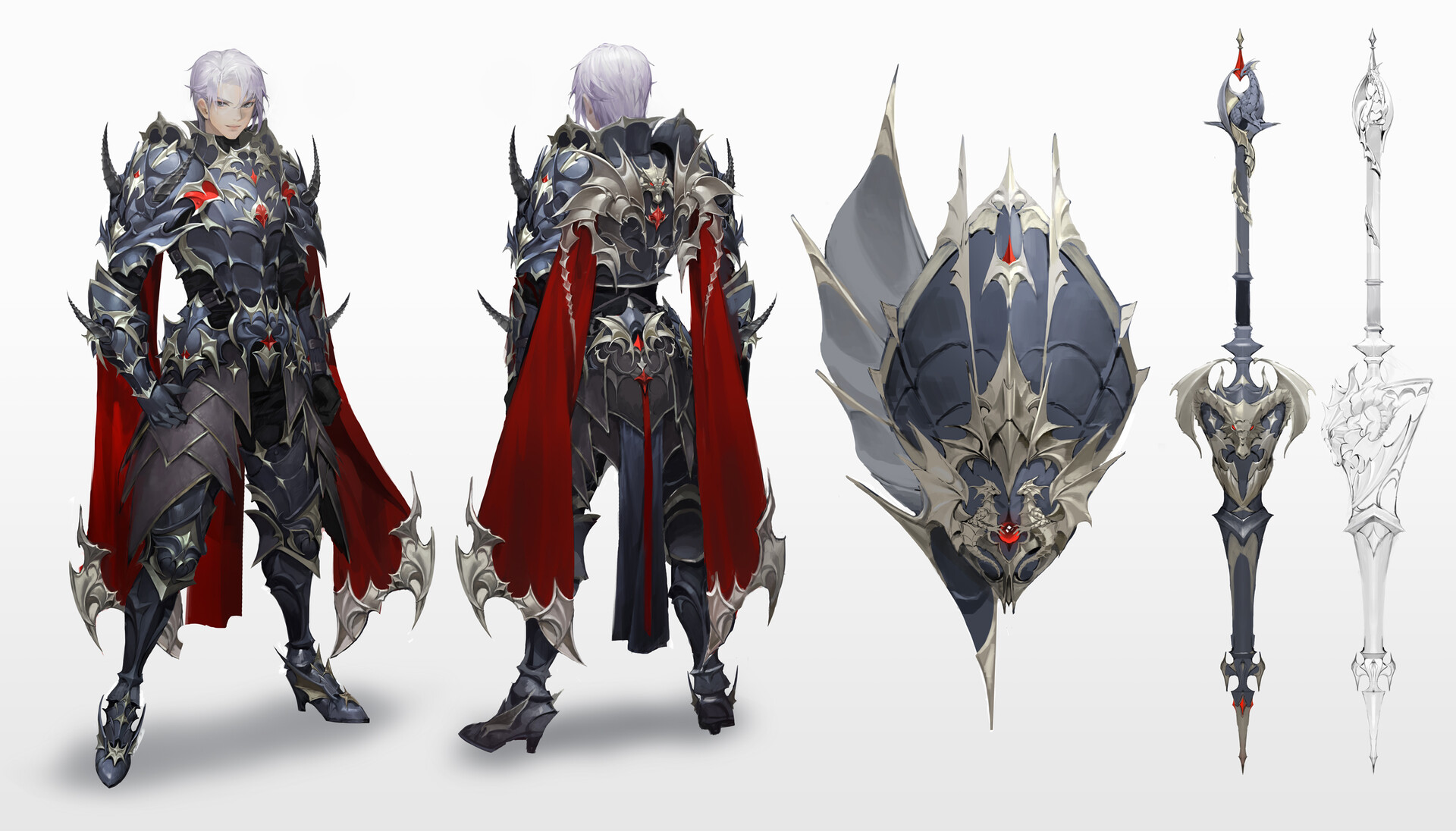 ArtStation - Dark & red