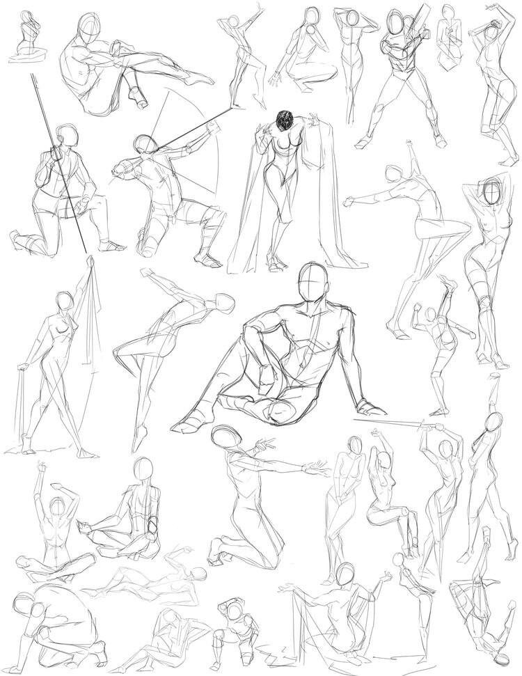 Male poses - fighting by RikuGloomy on deviantART | Dibujo de posturas,  Cosas de dibujo, Dibujo musculos