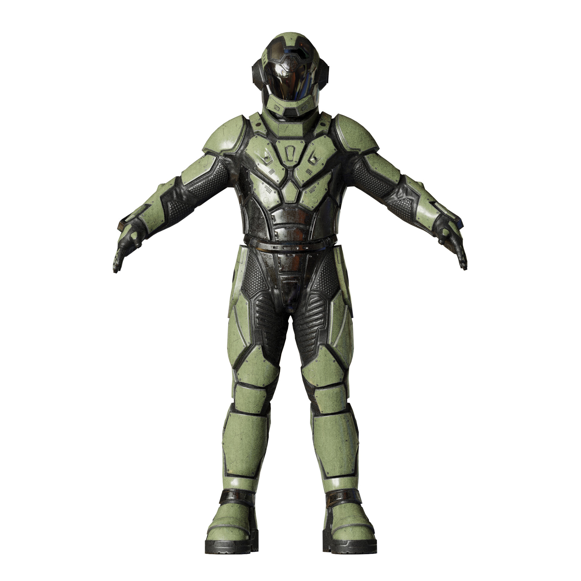 ArtStation - Sci-fi Suit FFX800