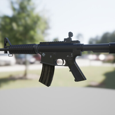 SM4RX Game Ready Asault Rifle