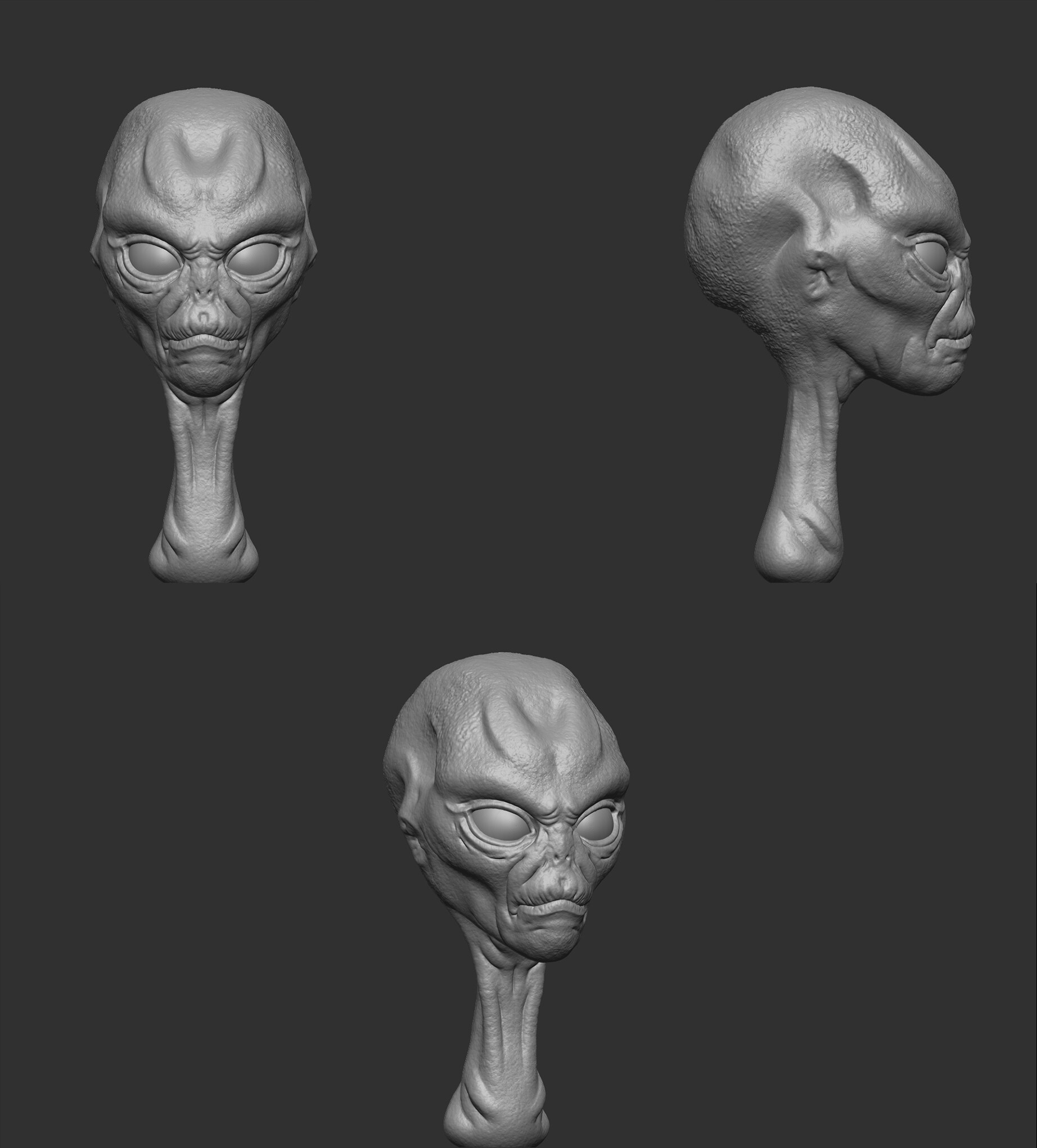ArtStation - REAL ALIEN HEAD