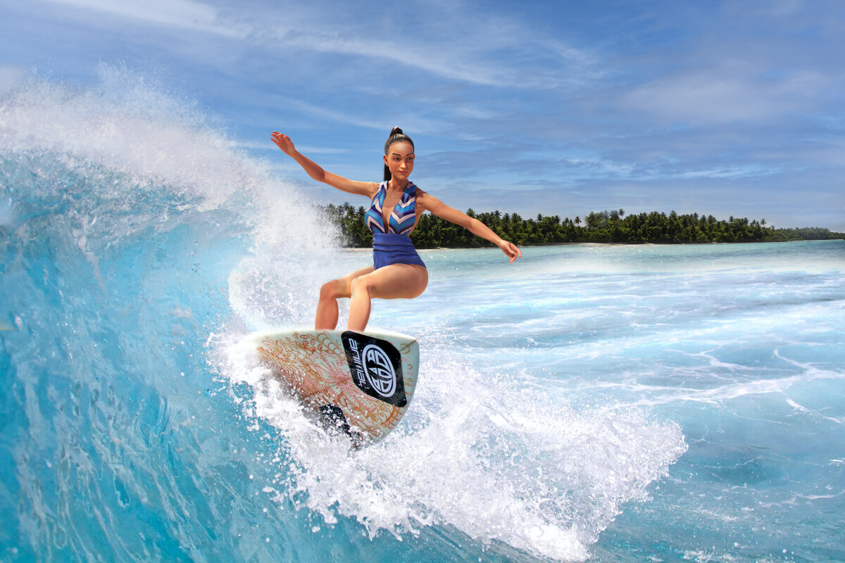 Artstation - Surf Girl