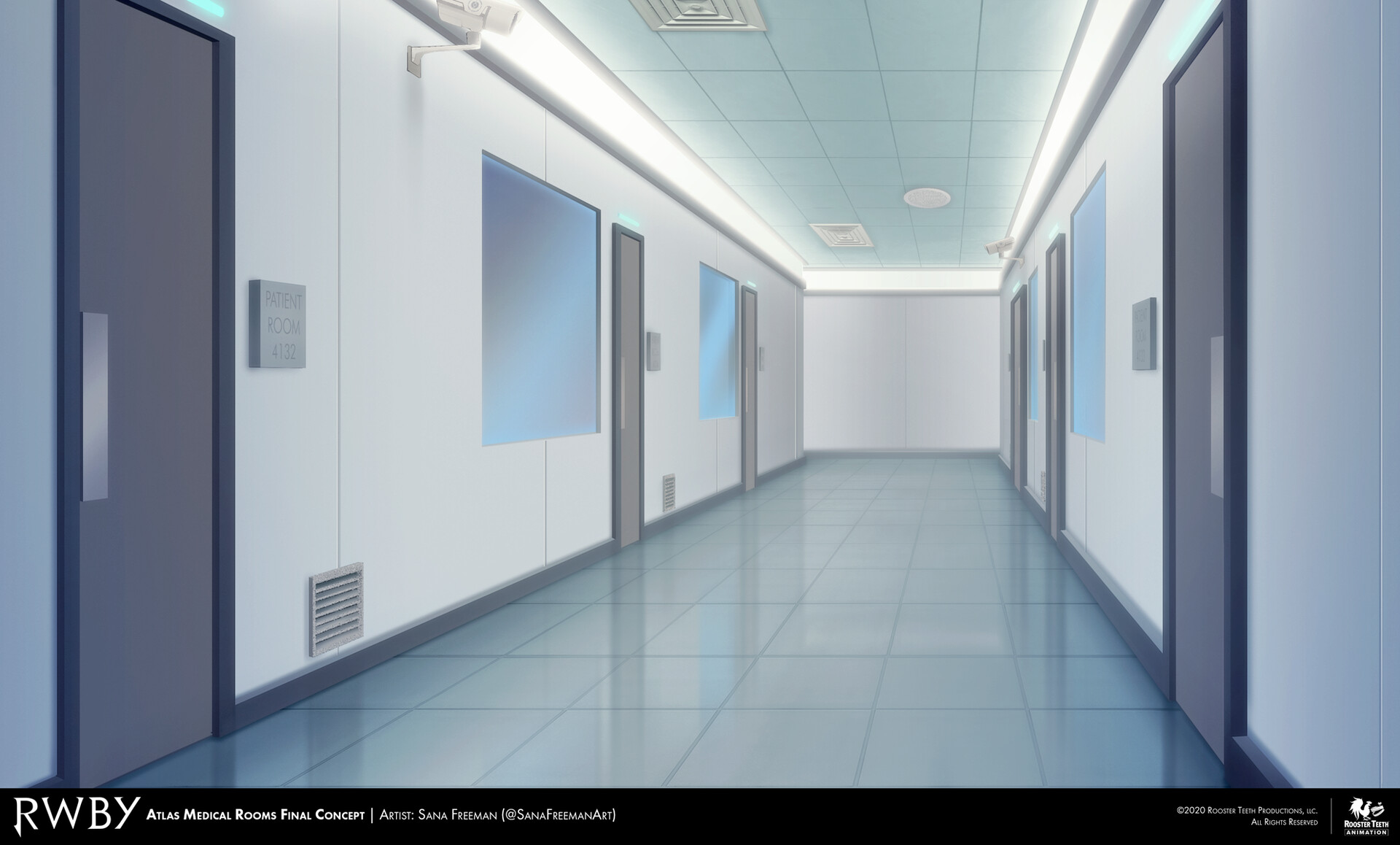 Sana Freeman Rwby 8 Atlas Medical Rooms Concept Art