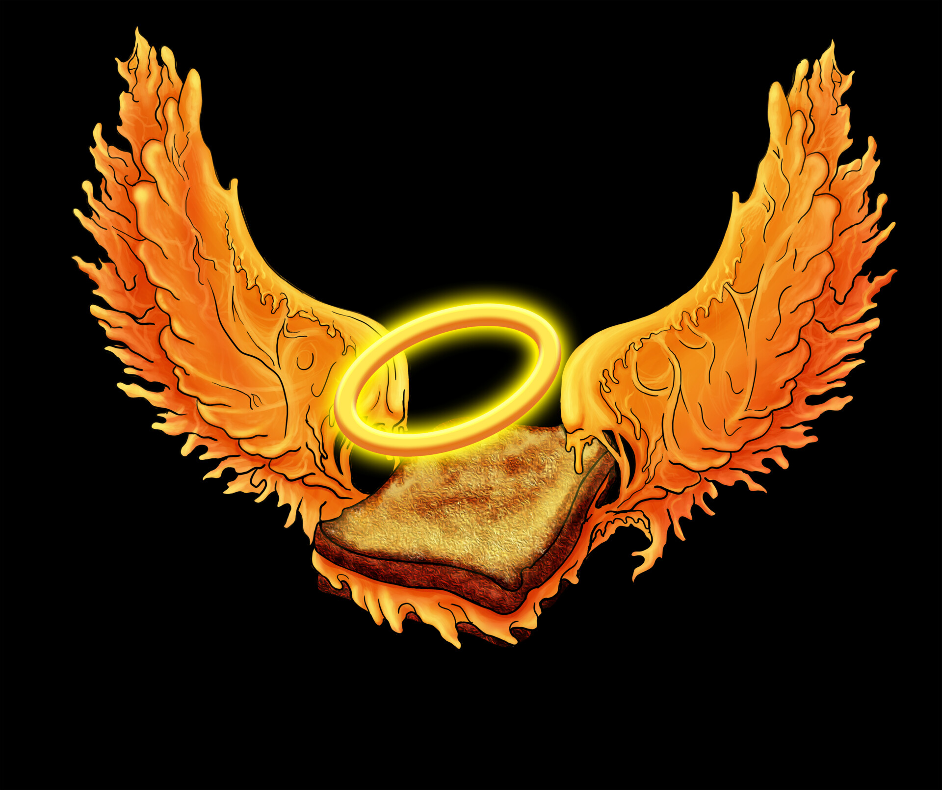 ArtStation - The Holy Grilled Cheese