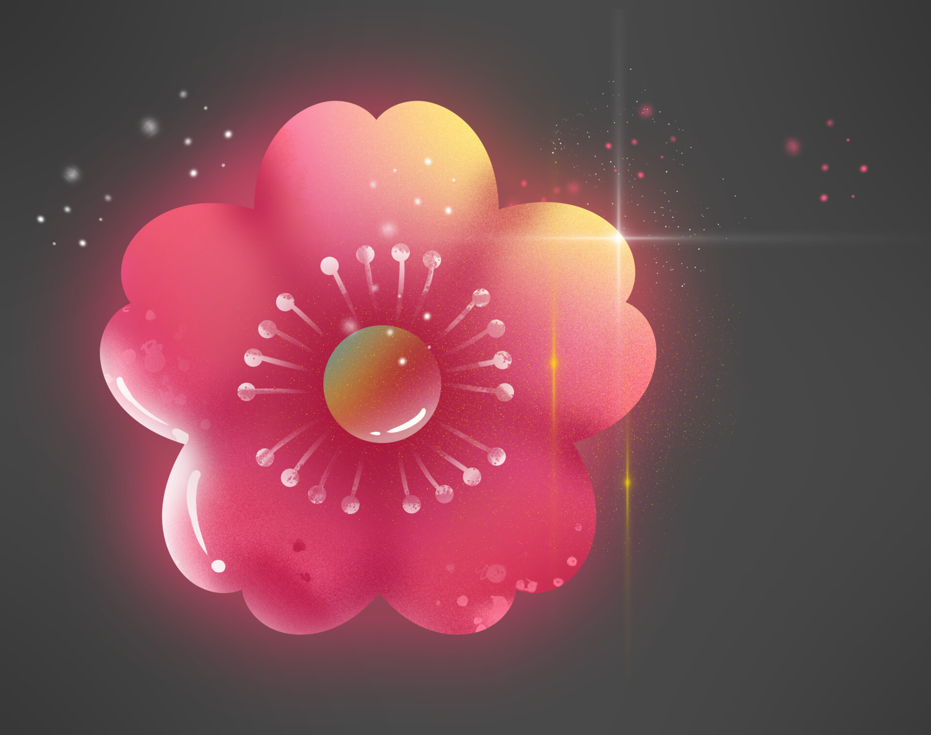 ArtStation - crystal flower of gallery