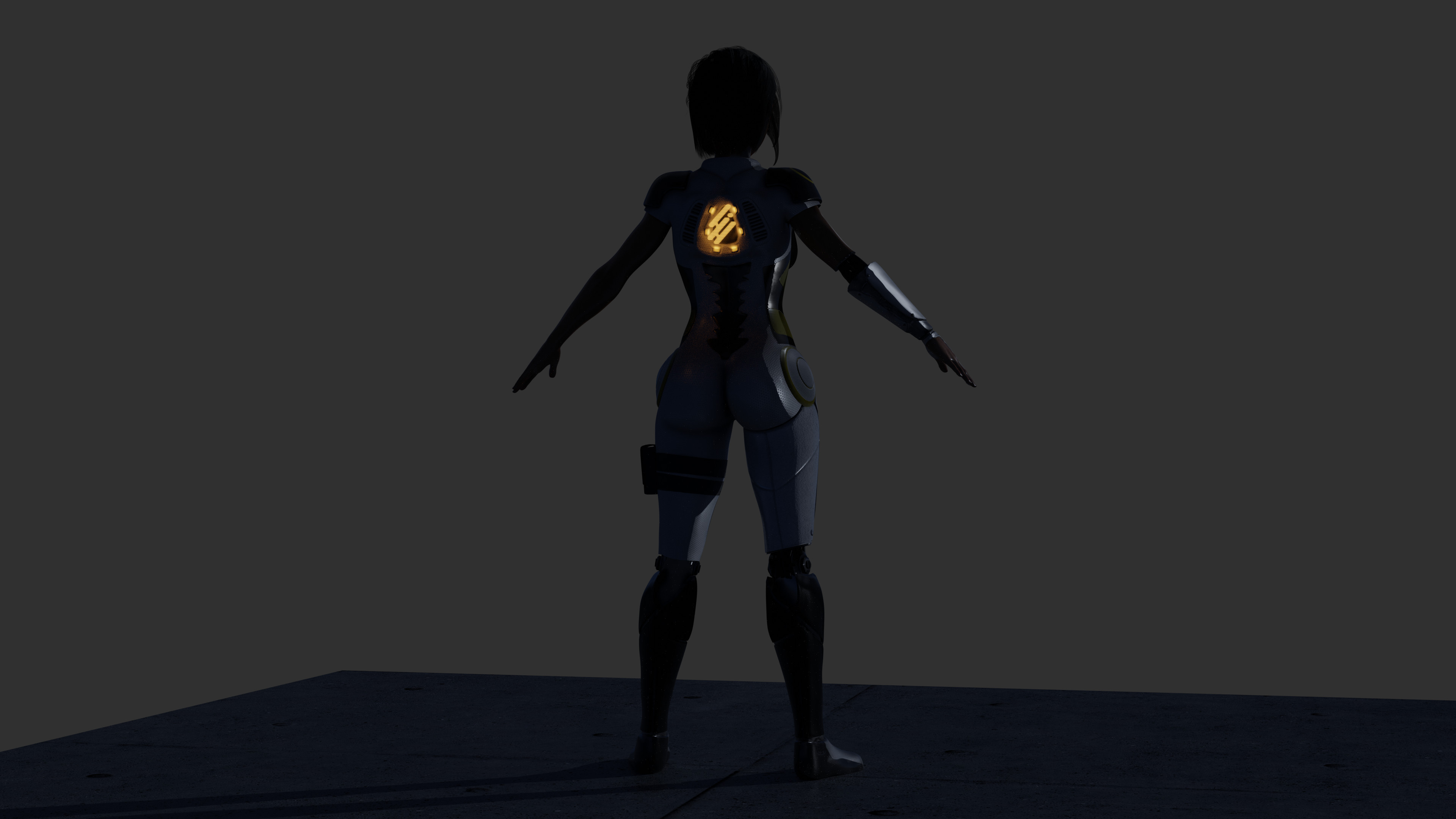 Low poly model - Blender render