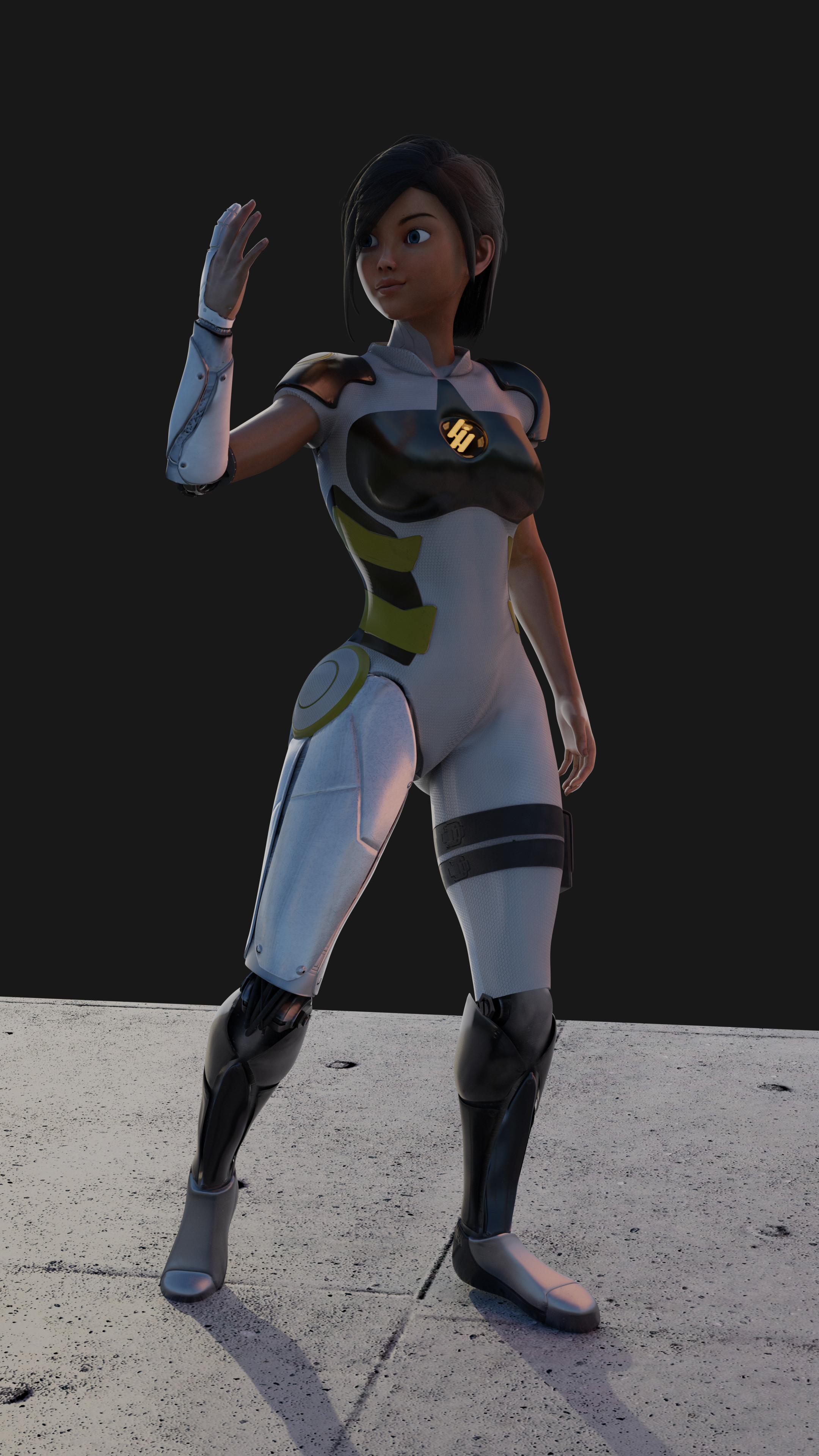 Low poly model - Blender render
