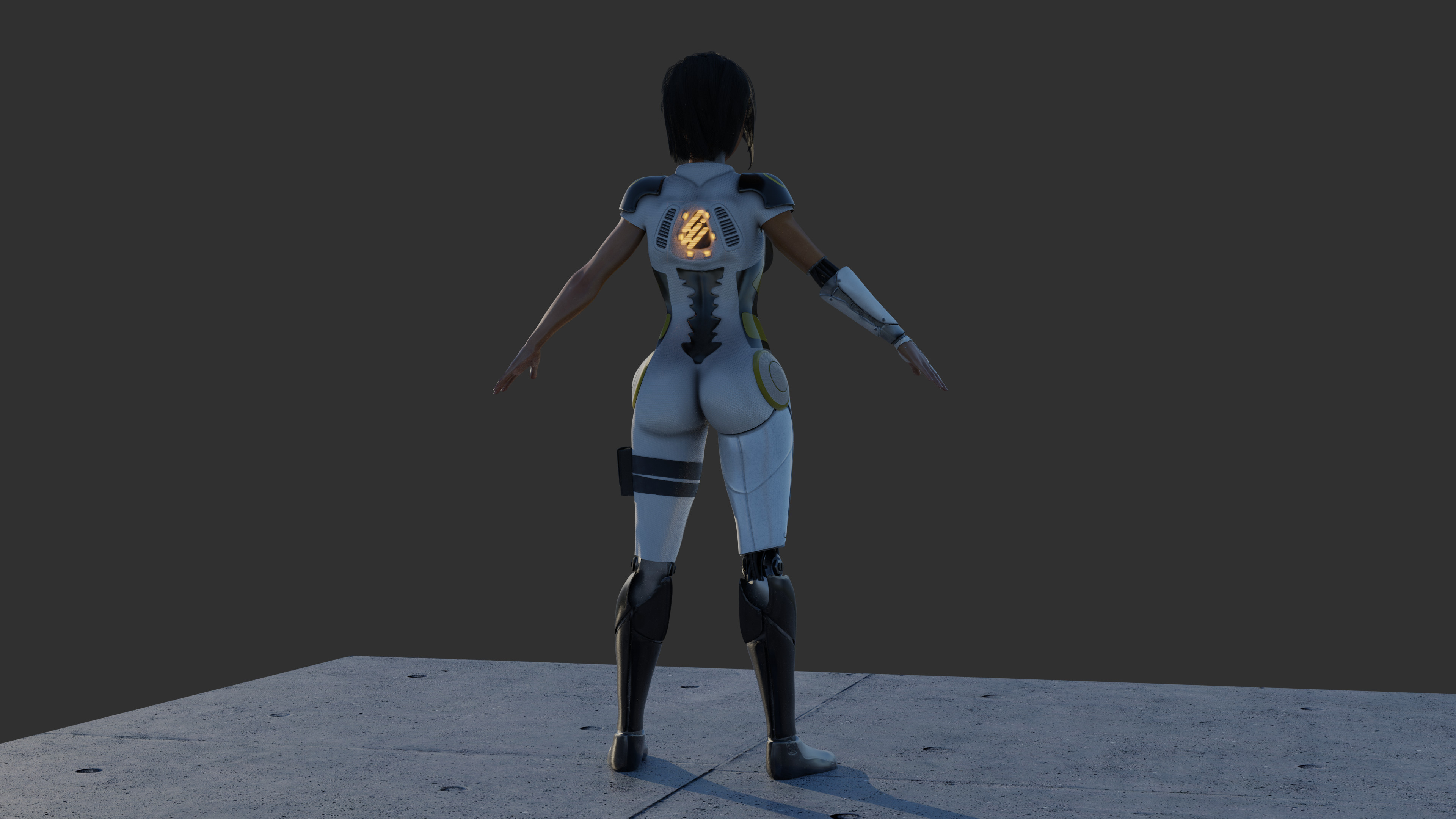 Low poly model - Blender render