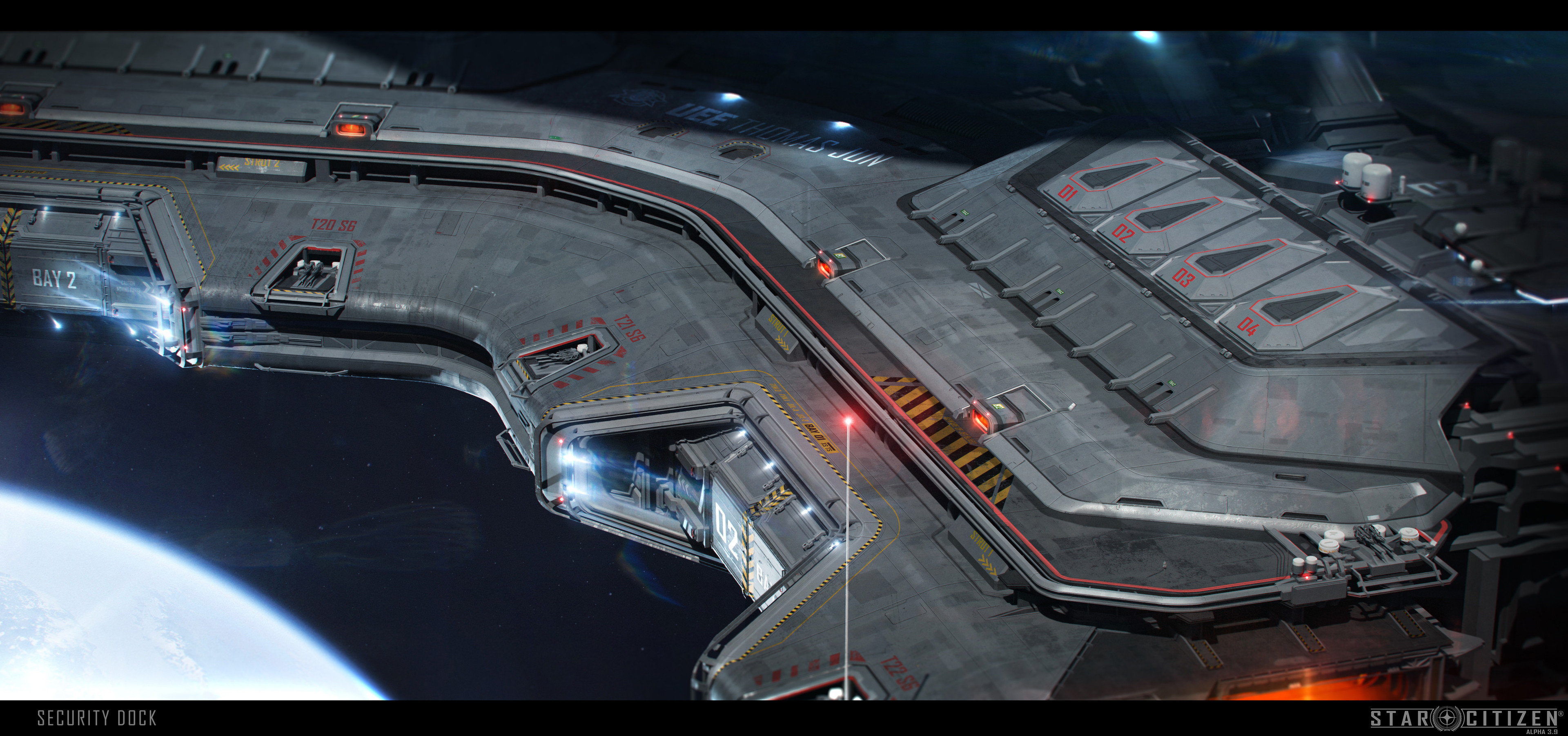 Security Dock Concept - Armor and bays