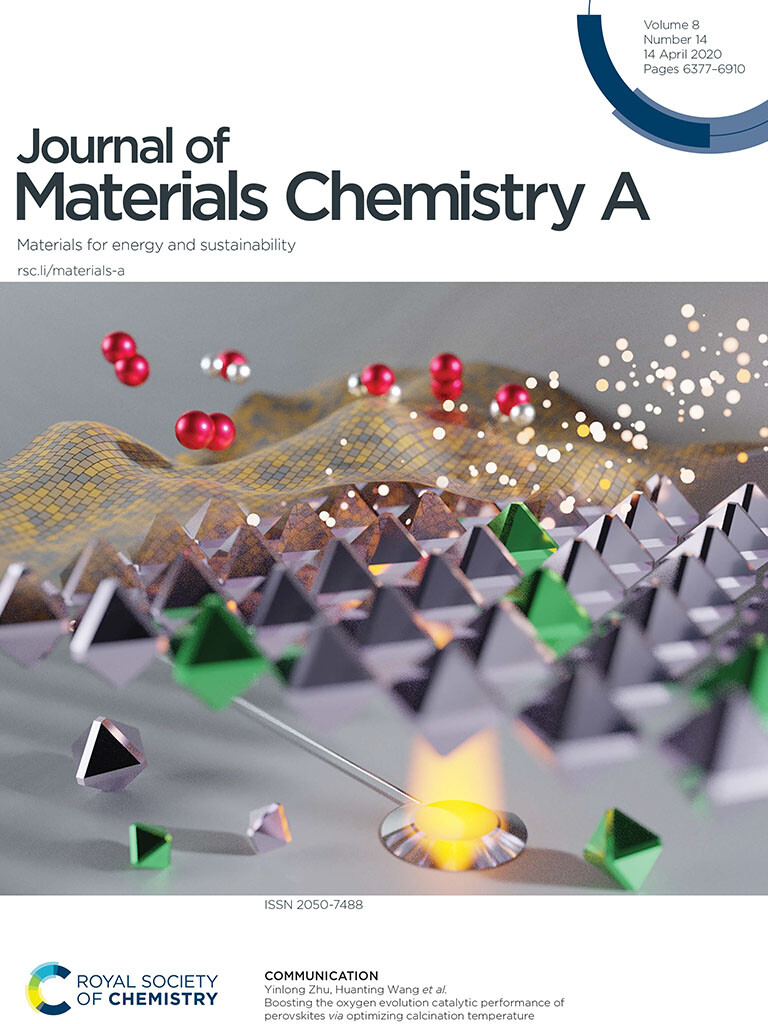 ArtStation Journal of Materials Chemistry A Front Cover