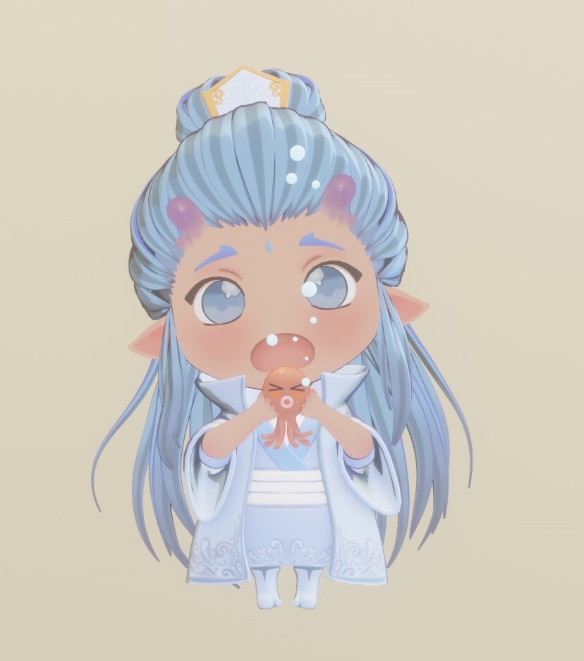 Chibi anime character