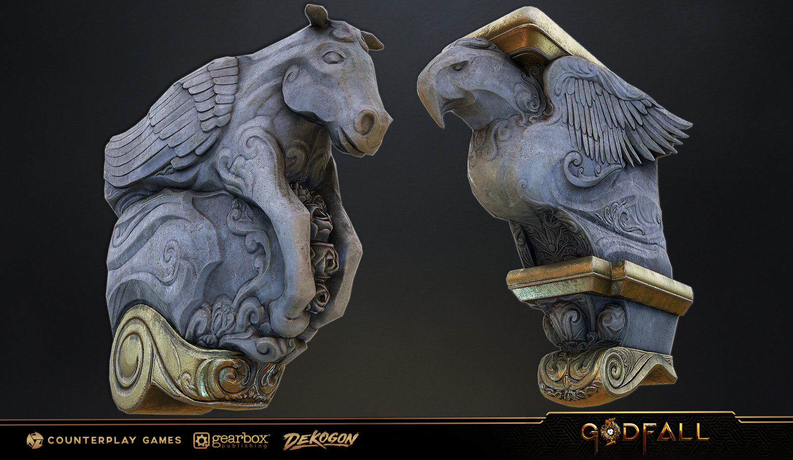 Roof Support - Responsible for the texturing of the asset, highpoly sculpt by Rico Cilliers.