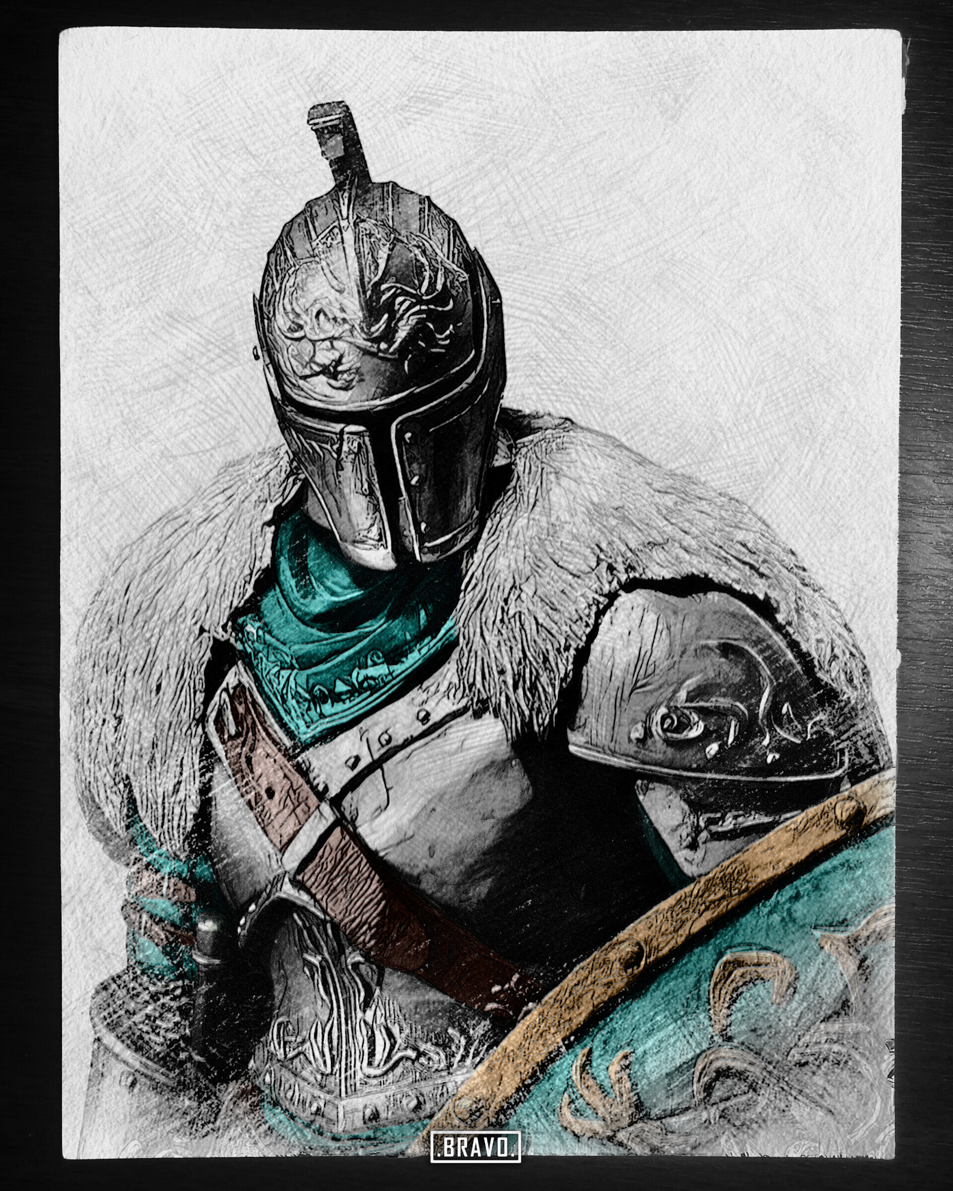 Рыцарь рисунок