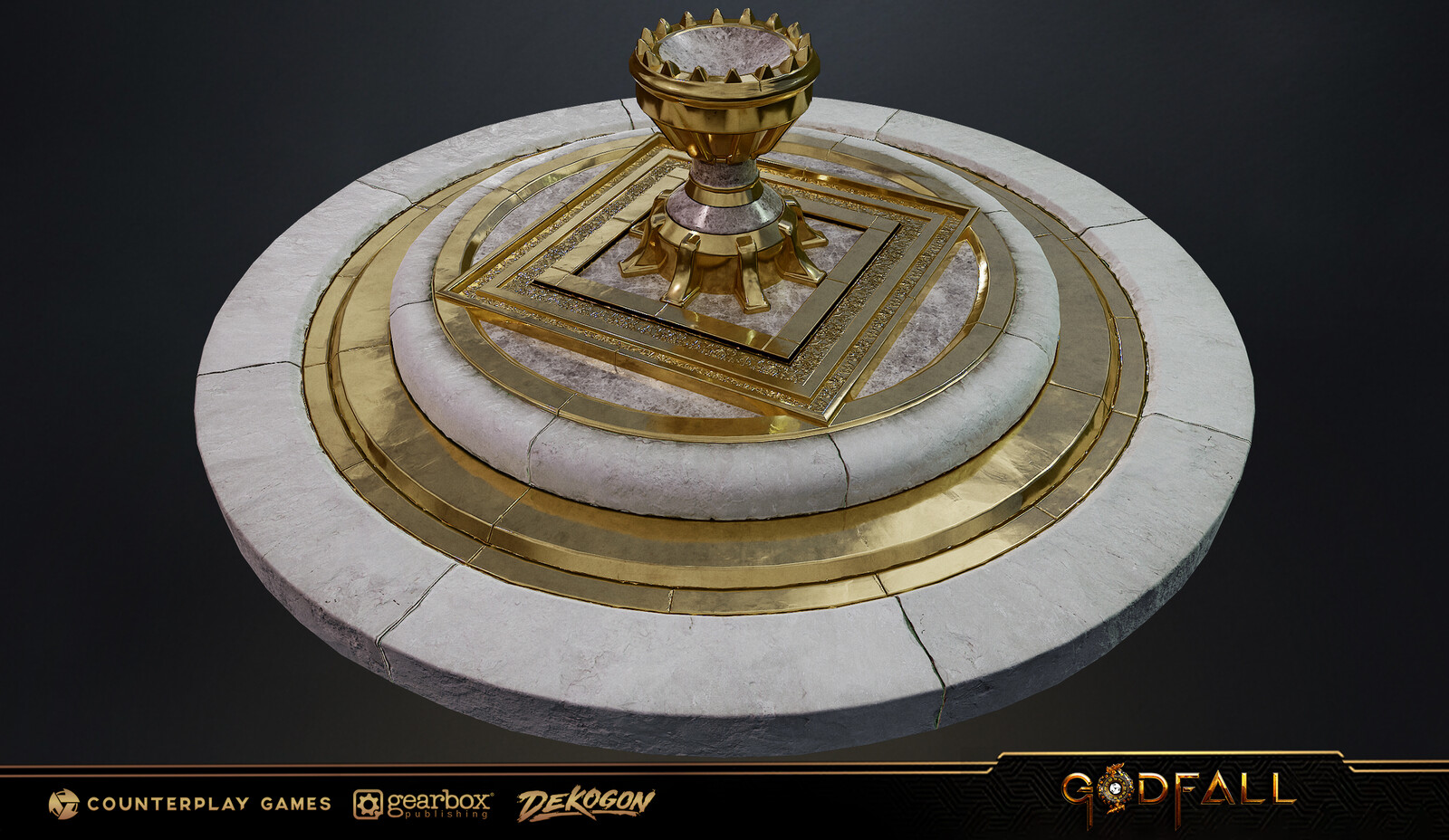 Fountain piece - responsible for all aspects of the asset