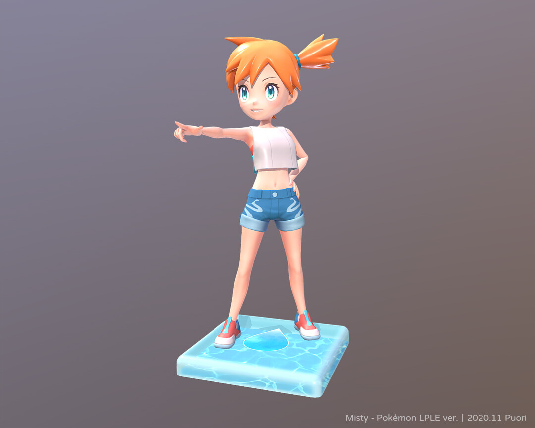 Pokemon misty action figure outlet