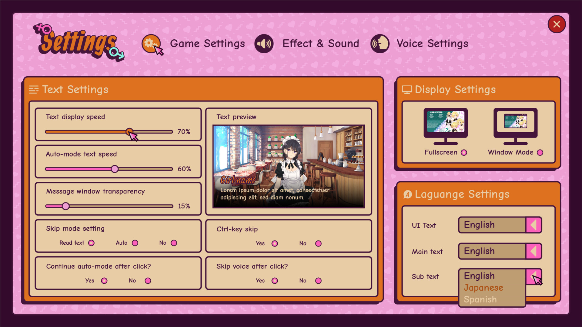 Engels Fernández - Girls! Girls! Girls!? UI Art