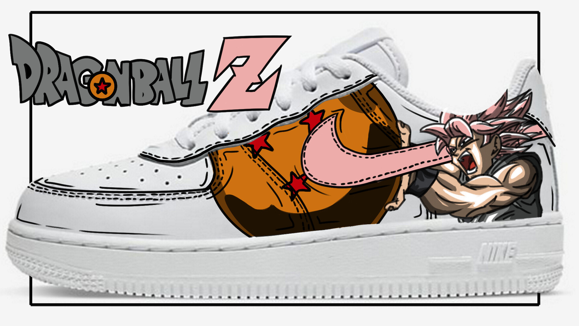 dragon ball z goku nike air force 1