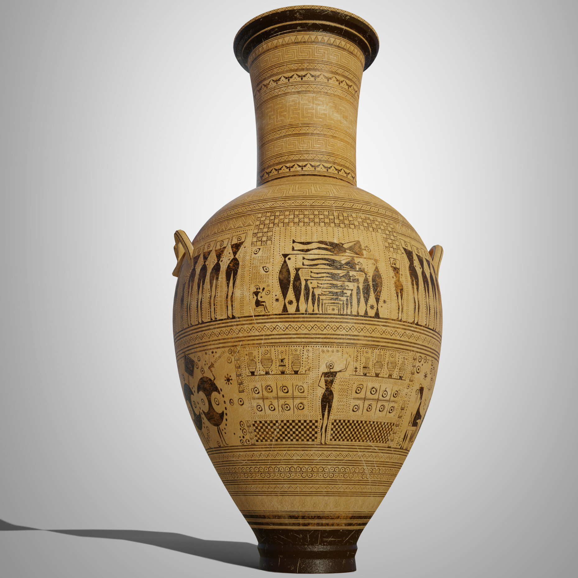 ArtStation - 2020 Depicted by a Greek Geometric Vase