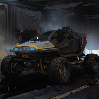 Cyberpunk Vehicle 2