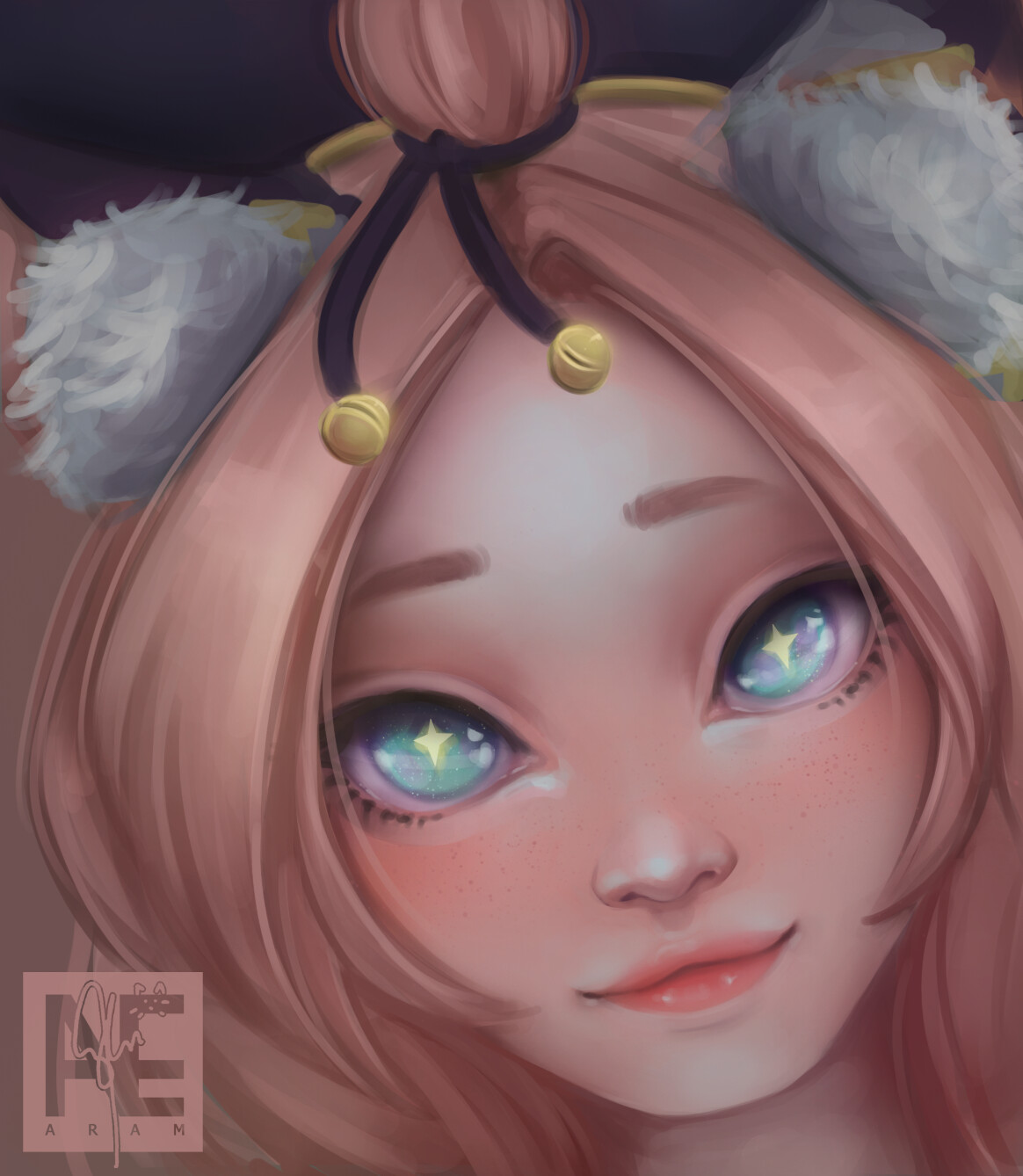 Angelic Aram Genshin Impact Diona Fan Art