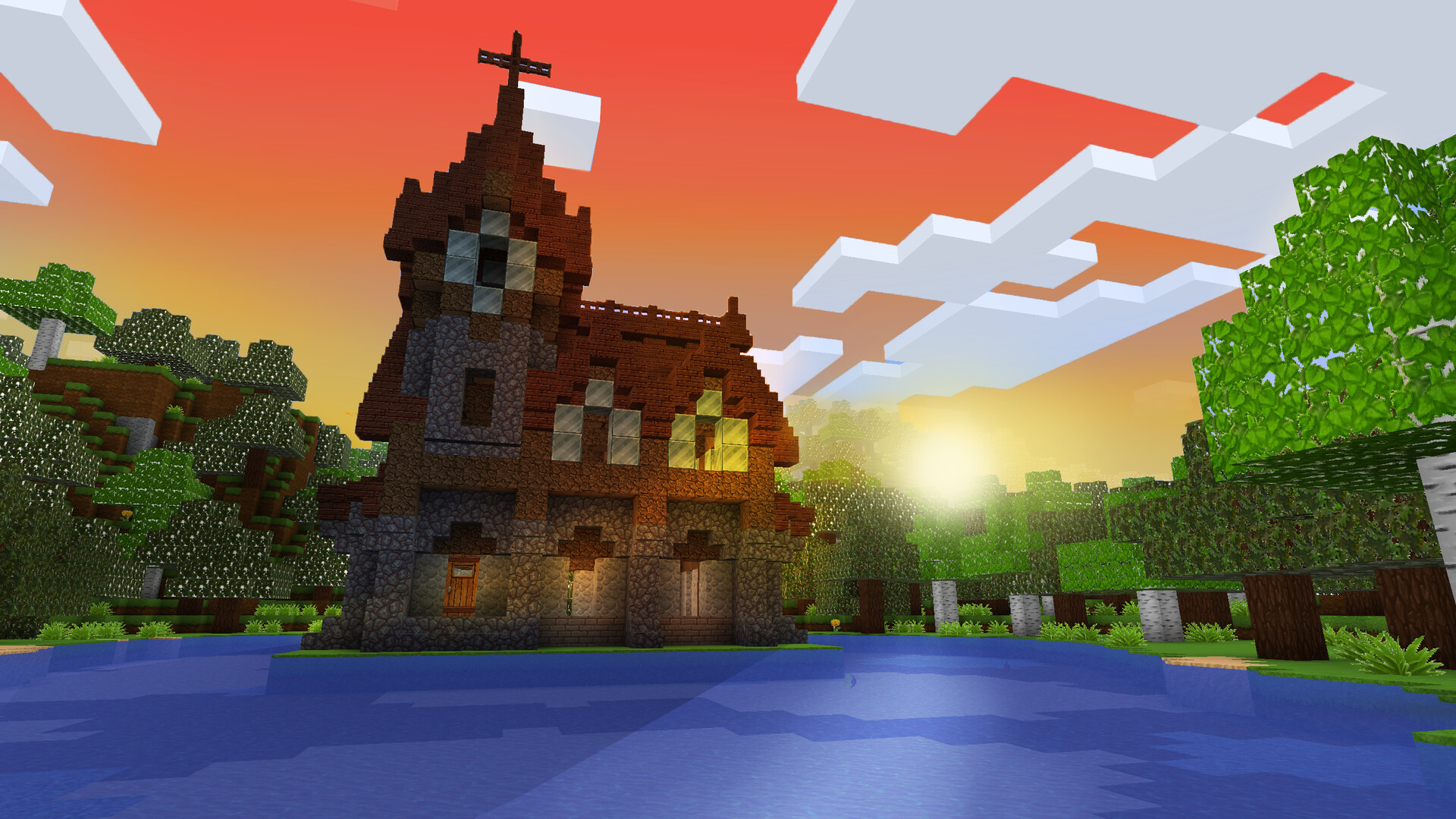 Artstation Pretty Castle Near Water Like In Fairy Tale Realmcraft Free Minecraft Clone Tellurion Mobile Checkout the full tutorial on me youtube! realmcraft free minecraft clone