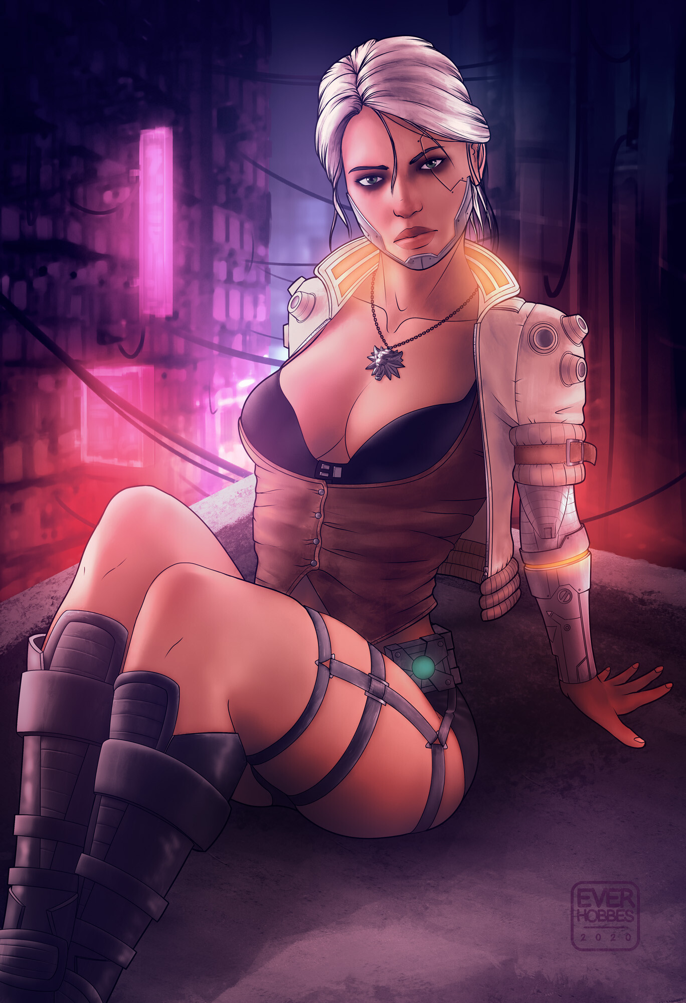 Ciri, The Witcher, CyberPunk 2077 Version by The Make Snake Sex Images Hq
