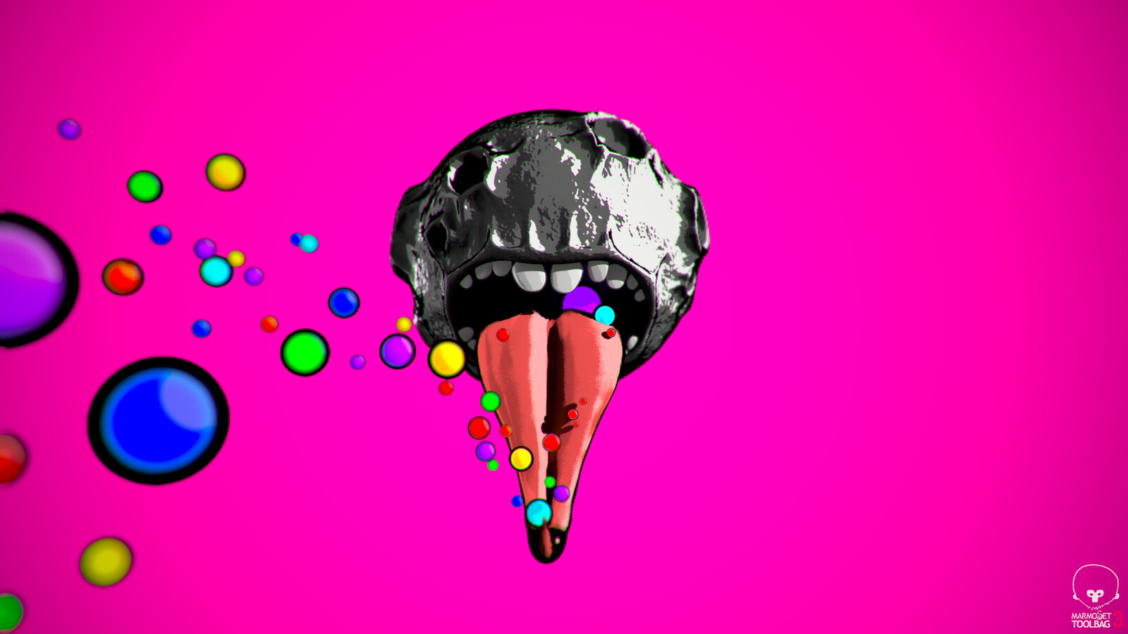 Chewing Gumdrops in Pink Space Vibes....