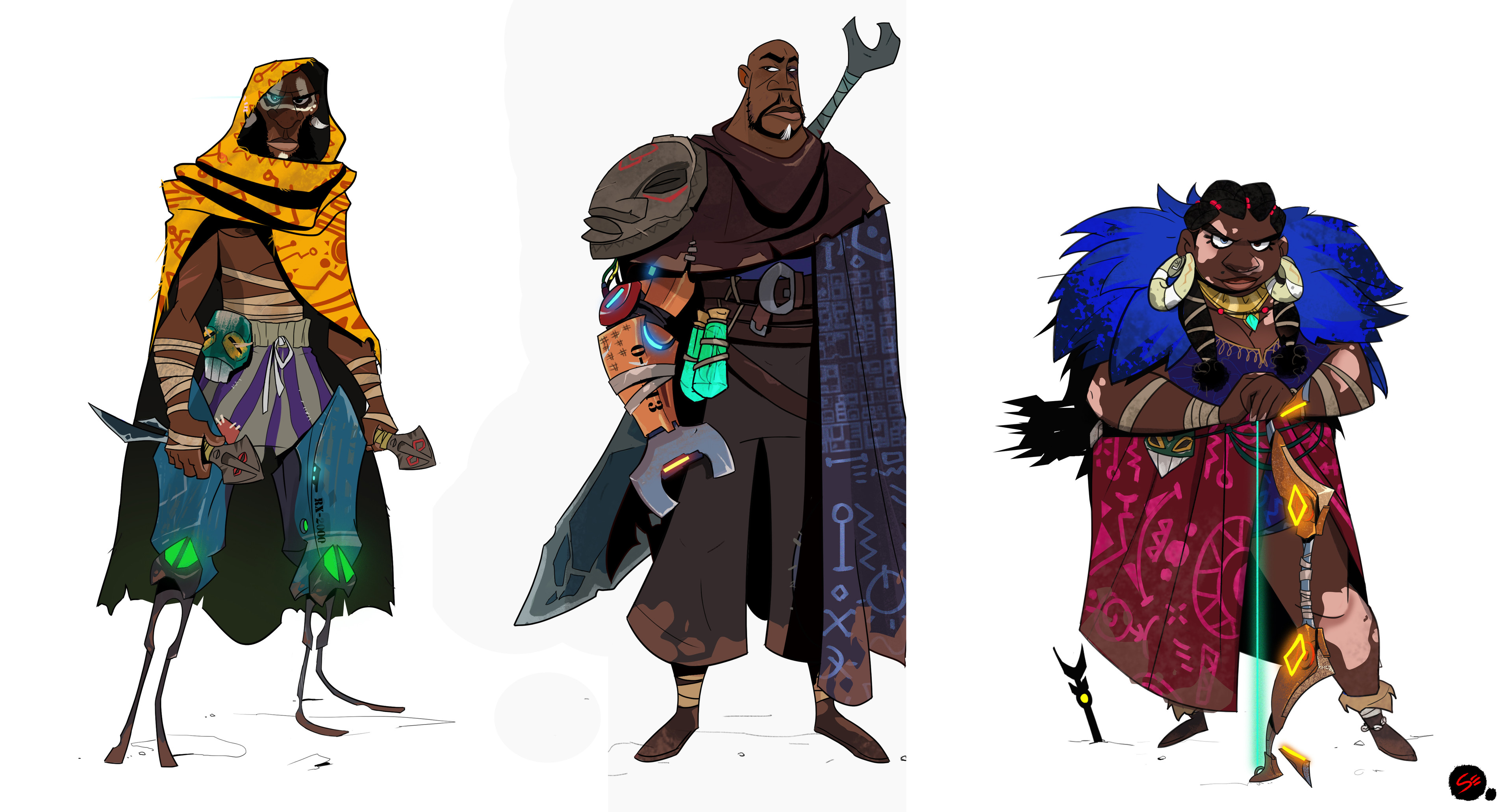 Bounty hunters

FULL PROJECT
https://www.artstation.com/artwork/ZGol40