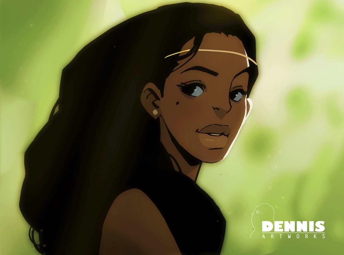 african girl gif ArtStation - Nature Girl