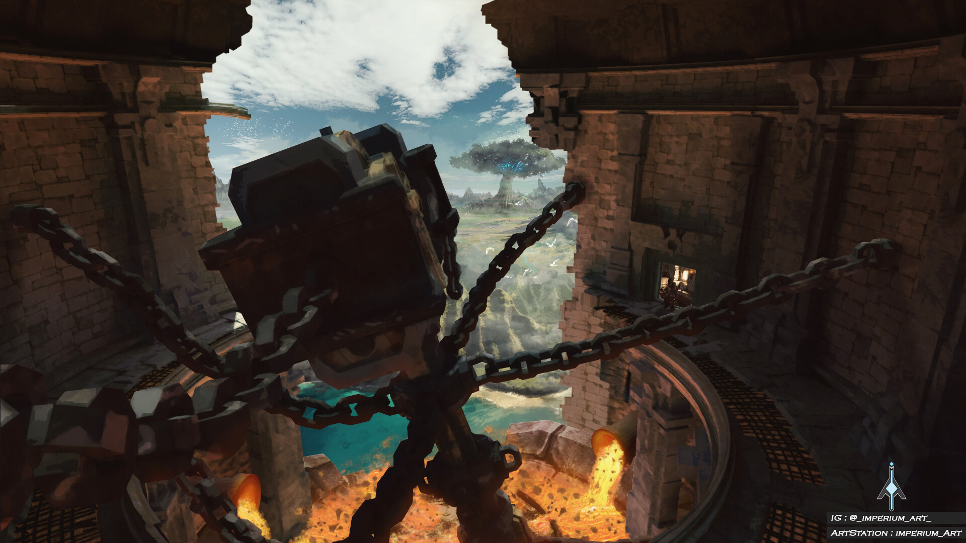 Imperium Art Darksiders II The Guardian Hammer