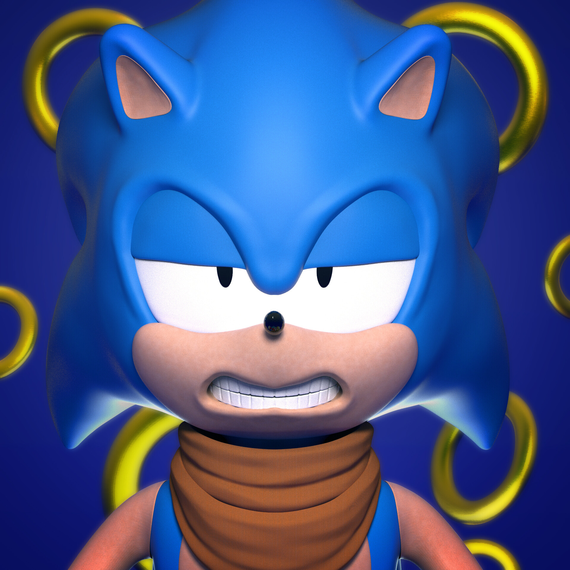 ArtStation - the sonic the hedgehog