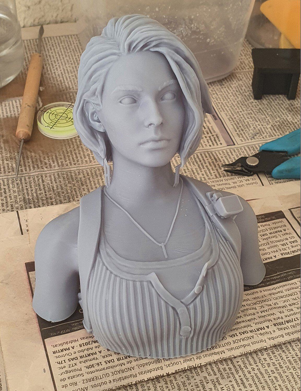 Jill Valentine - Resident Evil 3D model 3D printable