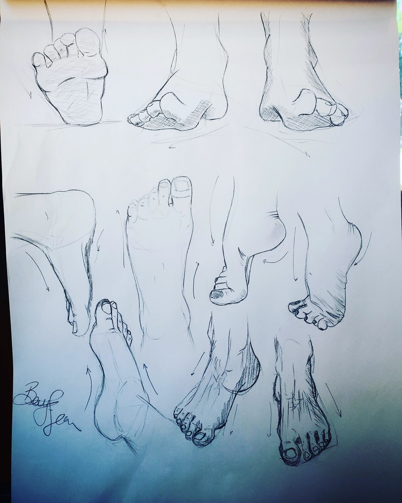 Feet studies