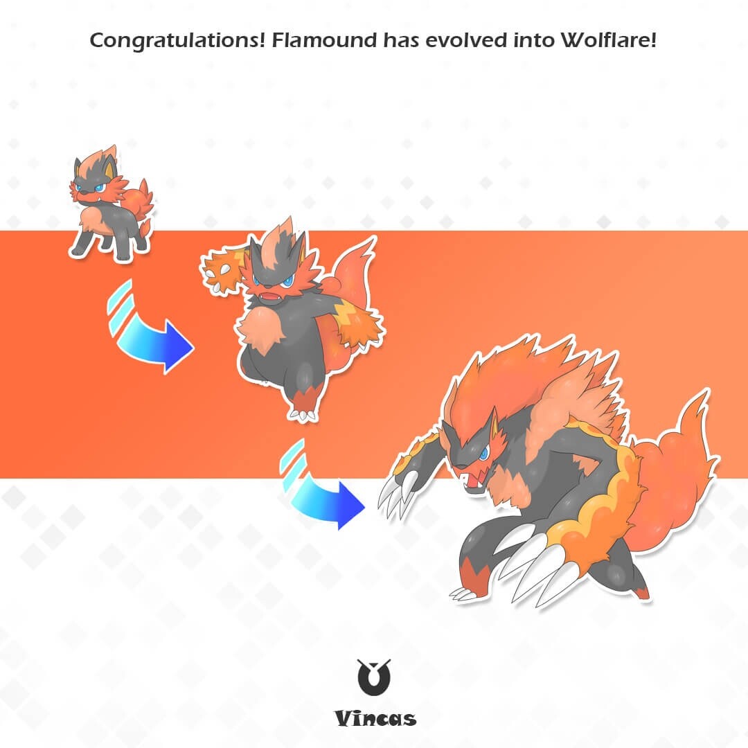 VincasCalvii - Fakemon 006 - WOLFLARE