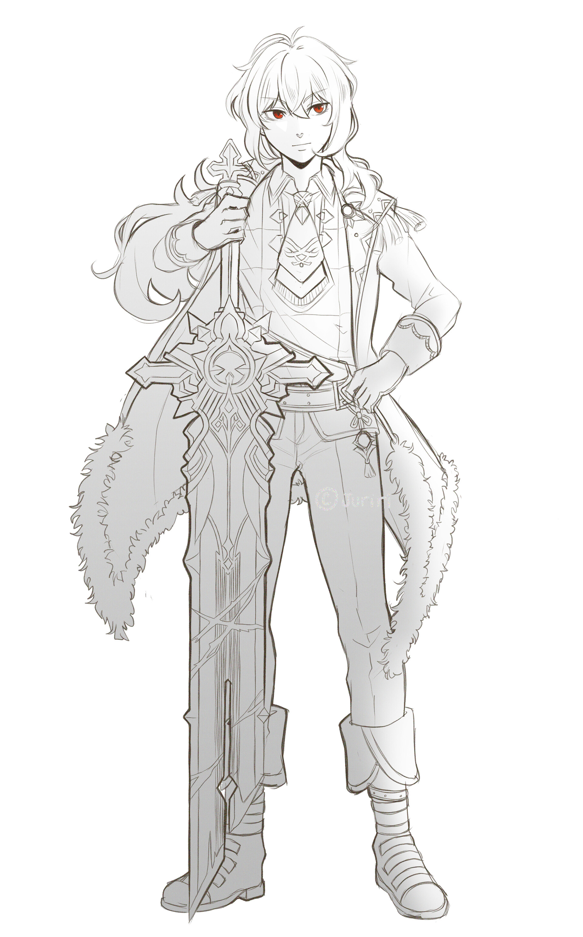 ArtStation - Genshin Impact Practice Sketches