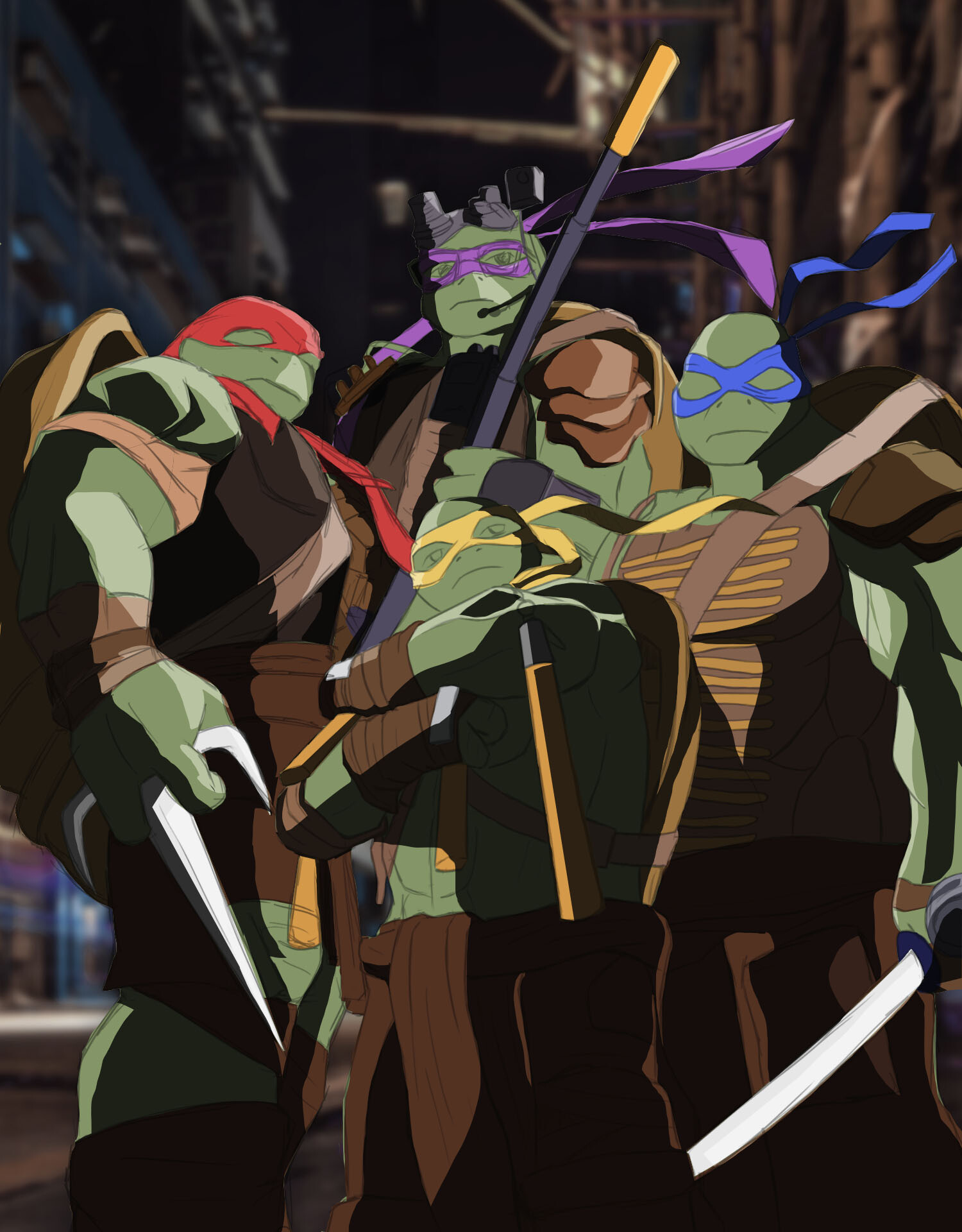 ArtStation - ninja turtles