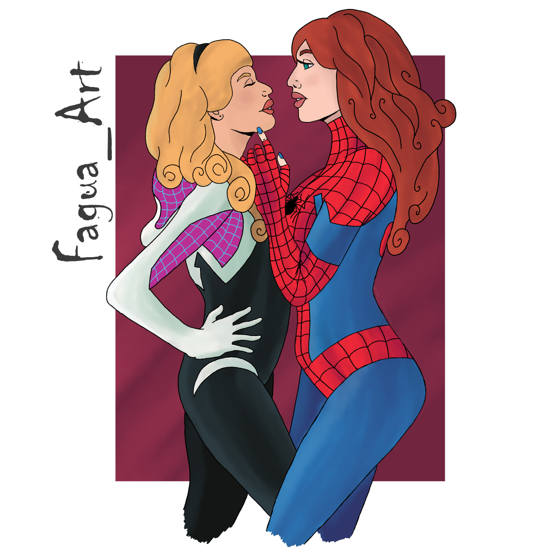 ArtStation - Gwen Stacy and Mary Jane